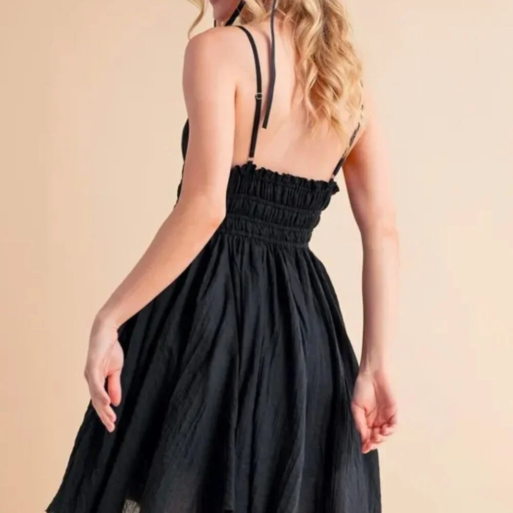 Aemi+Co Lace Detail Mini Cami Dress - Picture 2 of 14